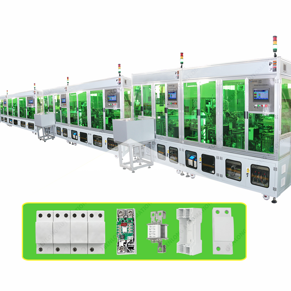 SPD浪涌保護(hù)器自動化裝配檢測柔性生產(chǎn)線 B